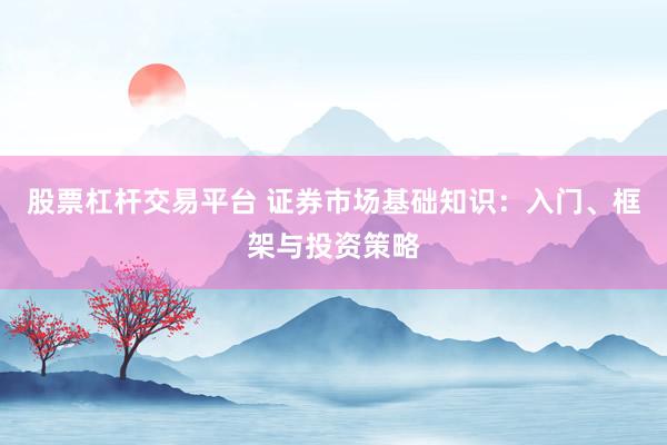 股票杠杆交易平台 证券市场基础知识：入门、框架与投资策略